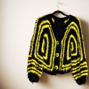 Electric Noir Cardigan