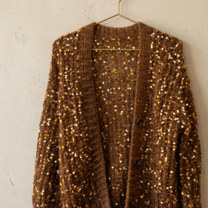 Ferdigstrikk Golden Cocoa Jakke..by yorgA