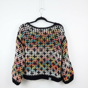 Ferdigstrikk Dual Mosaic Genser..by yorgA