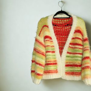 Ferdigstrikk Be Happy jakke.. by yorgA